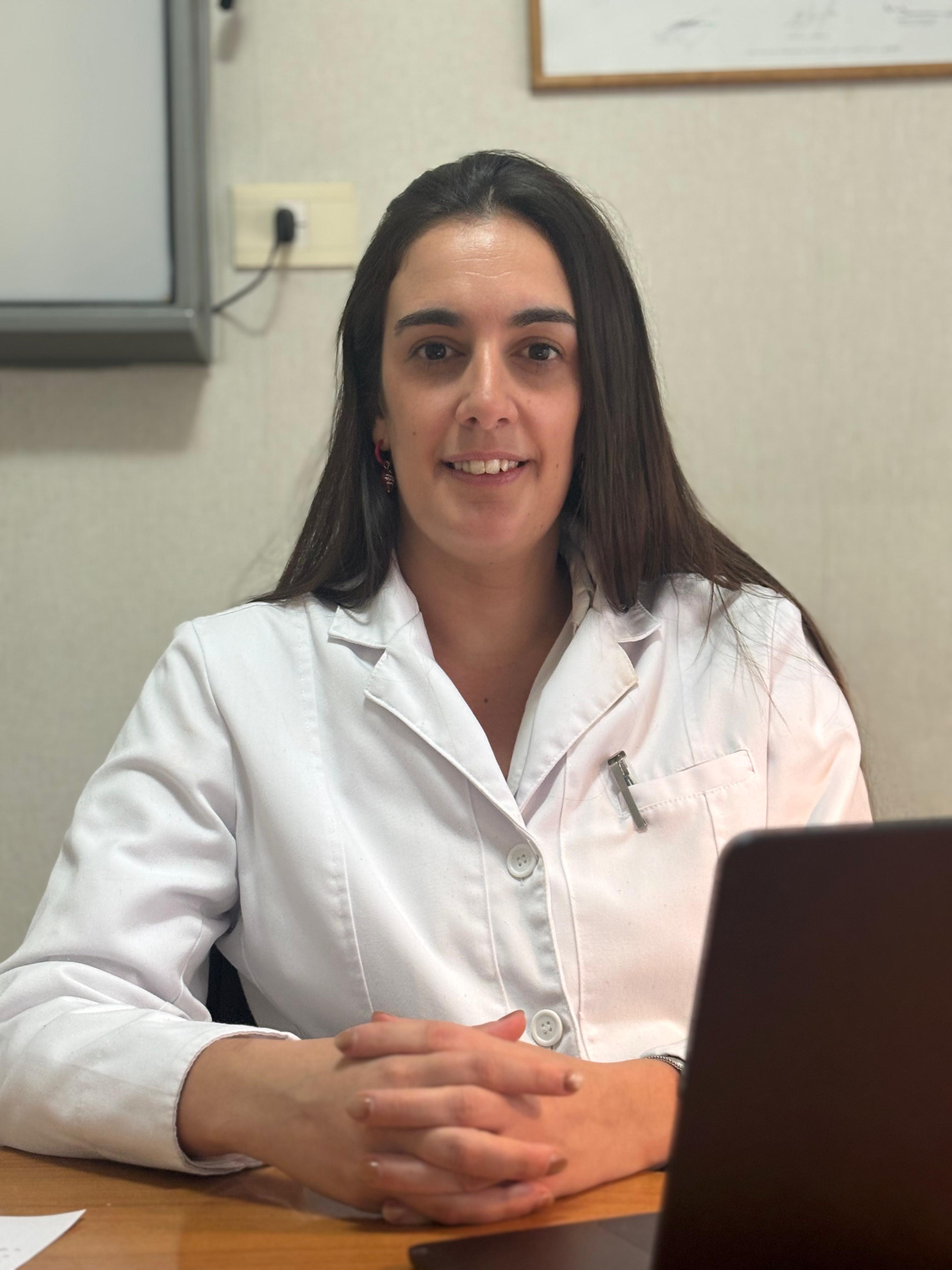 Dra. Luján Gastaldi en su consultorio